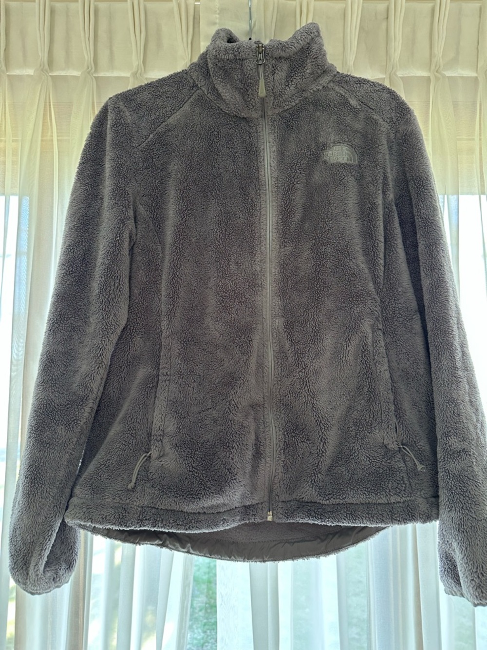 The North Face Gray Fleece Zip Up